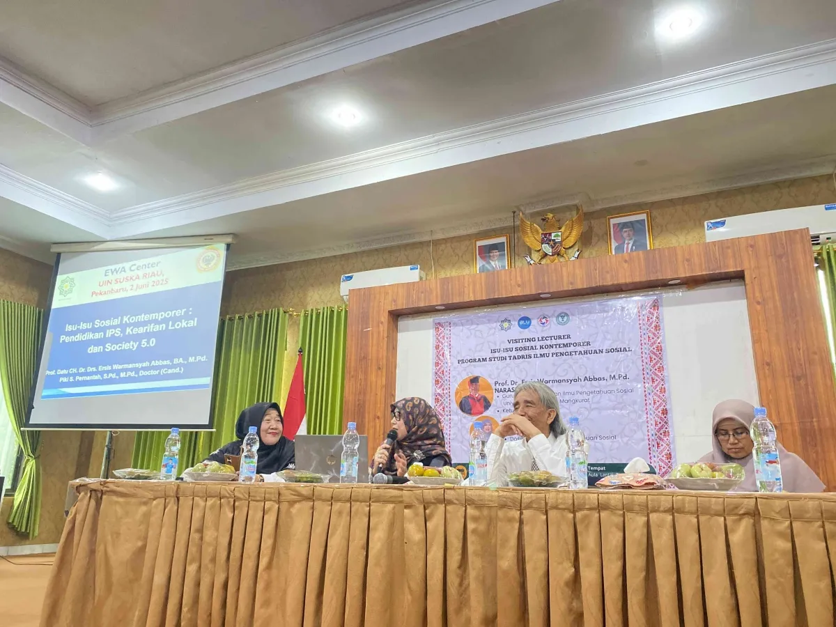 Prodi Tadris IPS UIN Suska Riau Gelar Visiting Lecturer Bahas Isu Sosial Kontemporer