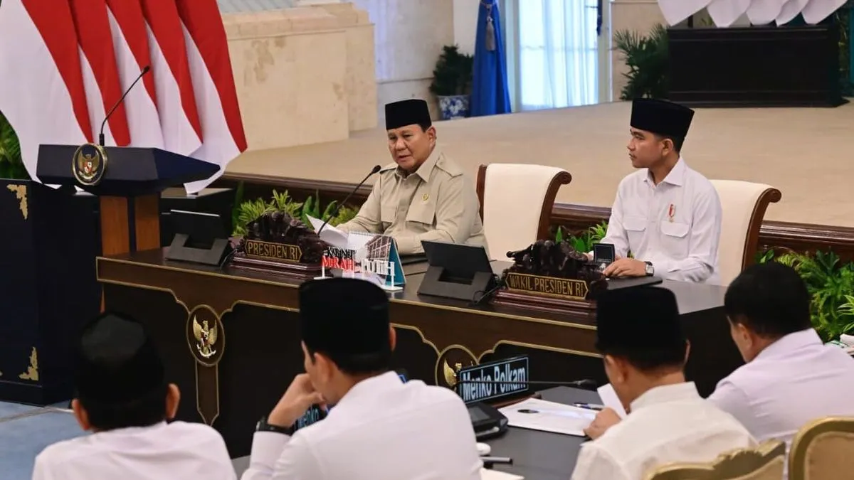 Prabowo Minta Pemerintah Siapkan Skenario Dampak Konflik Global dan Perkuat Efisiensi