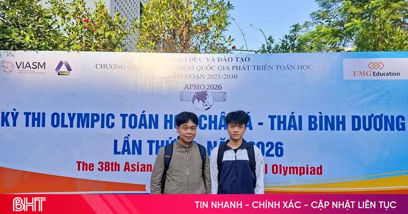 Siswa Ha Tinh Masuk 10 Besar Vietnam di Olimpiade Matematika Asia-Pasifik