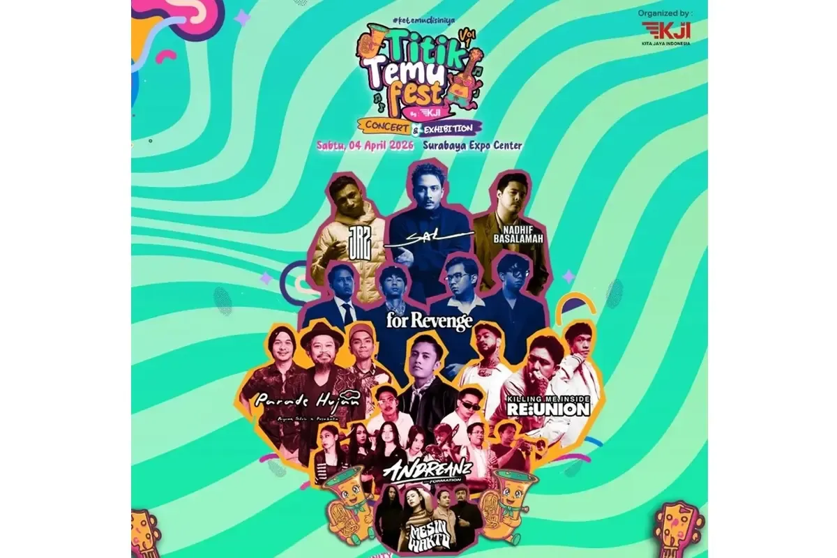 Titik Temu Fest Vol. 1 Digelar di Surabaya, Padukan Panggung Musik dan Tenant UMKM