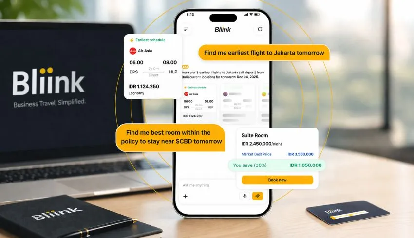 Bliink, Aplikasi Perjalanan Bisnis dari Bali, Tawarkan Pengelolaan Travel Korporat Terintegrasi