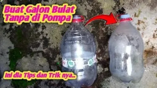 Trik Mengubah Galon Bekas Menjadi Akuarium Bulat Halus Tanpa Pompa