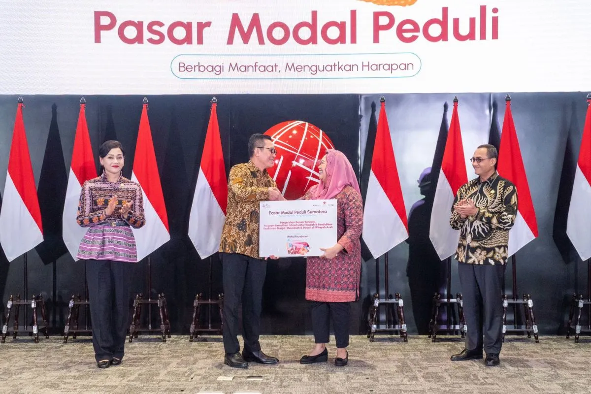 BEI dan SRO Serahkan Donasi Rp3,96 Miliar untuk Pemulihan Pascabencana di Sumatera