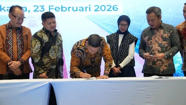 Hutama Karya Teken Fasilitas Kredit Sindikasi Rp13,645 Triliun untuk Tol Betung–Tempino–Jambi