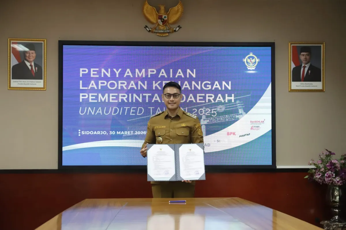 Pemkab Tuban Serahkan LKPD 2025 Unaudited ke BPK Jatim
