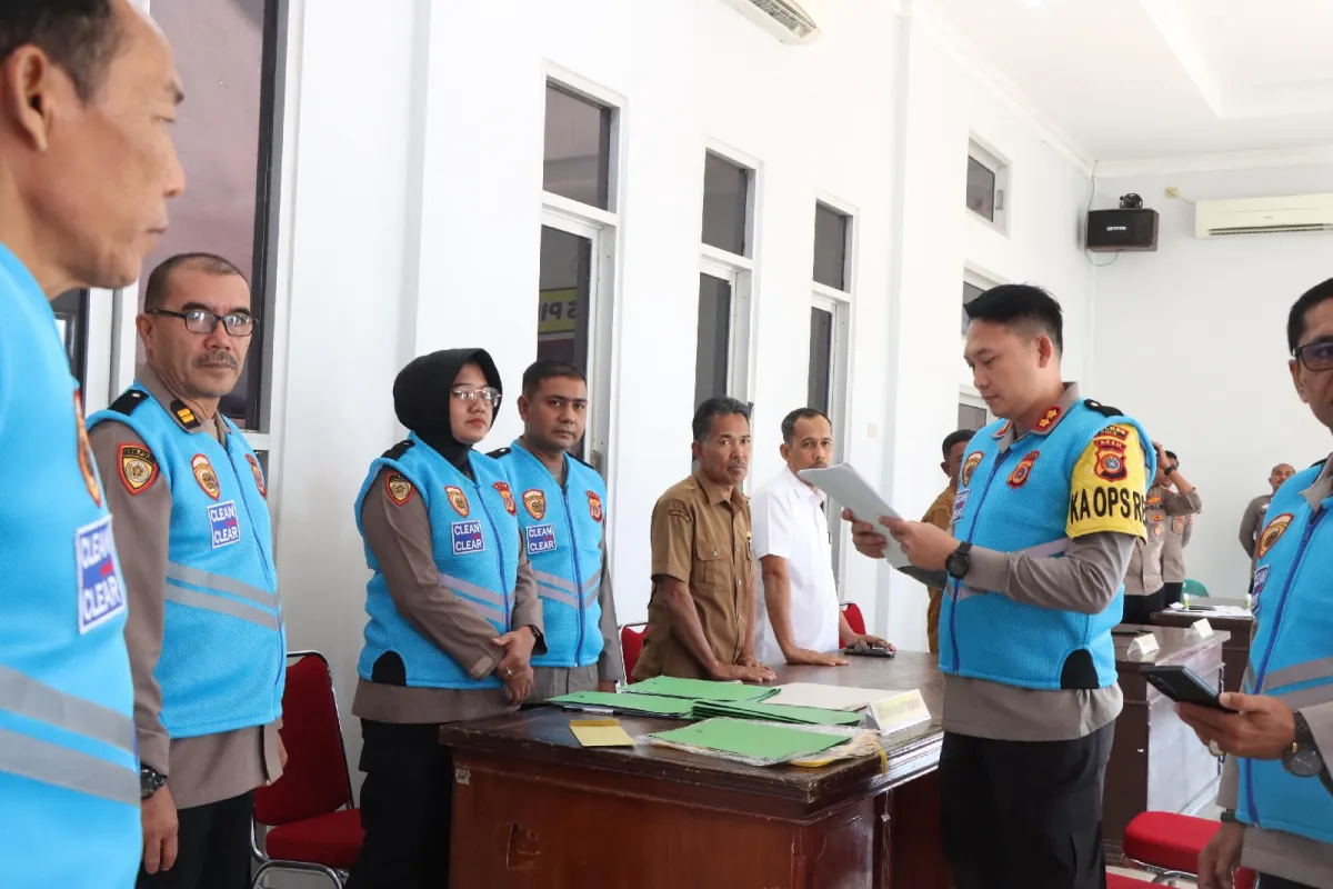 Kapolres Pidie Tinjau Proses Seleksi Penerimaan Terpadu Calon Anggota Polri 2026