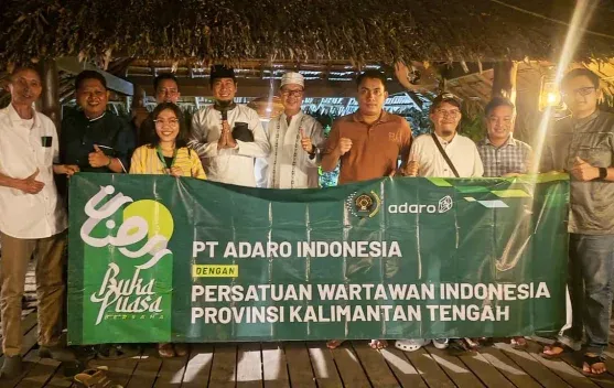 PT Adaro Indonesia dan PWI Kalteng Gelar Buka Puasa Bersama untuk Perkuat Kemitraan