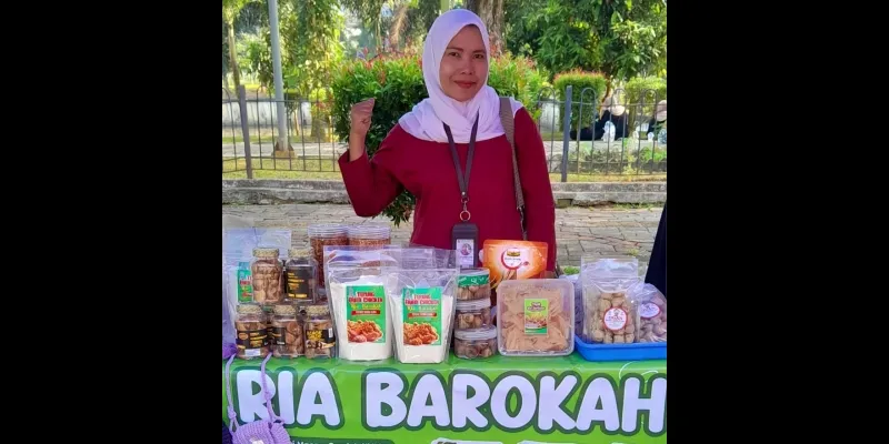 UMKM Ria Barokah di Serang Kembangkan Produk dari Peyek hingga Tepung Fried Chicken