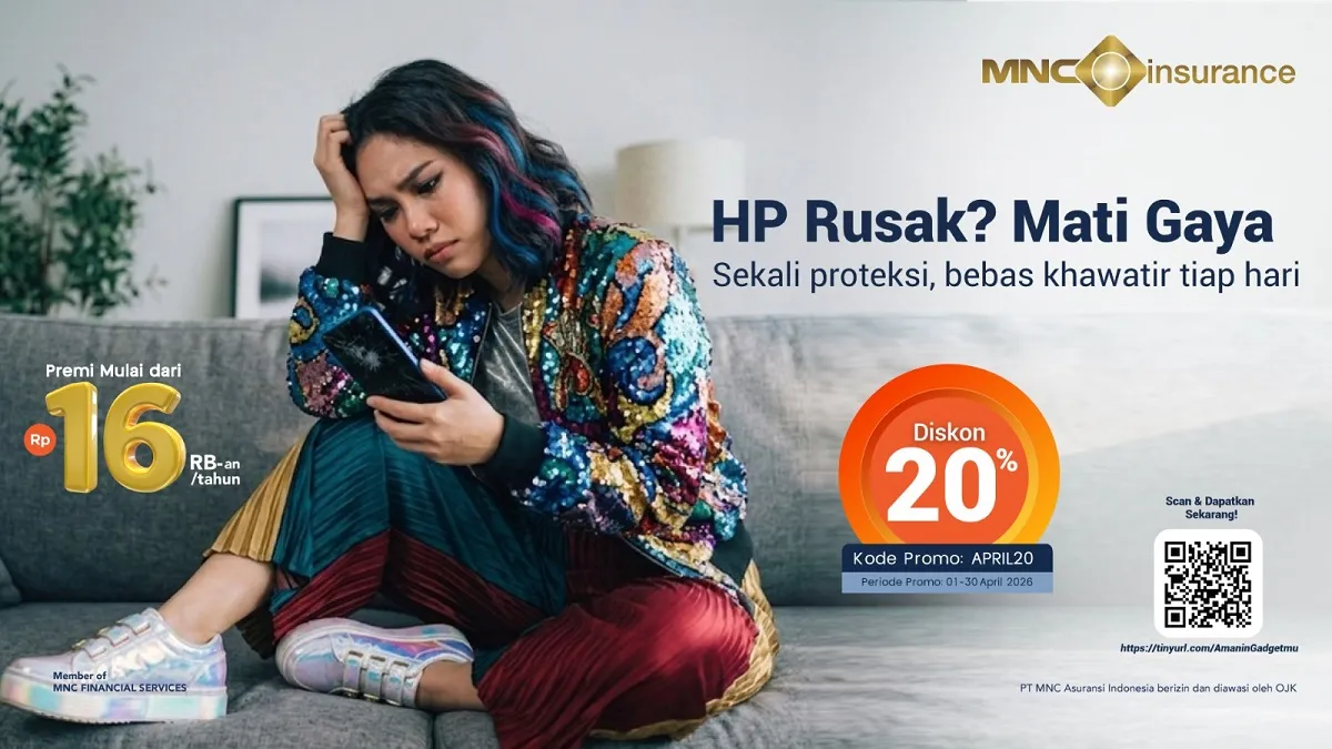 MNC Insurance Hadirkan Proteksi Gadget MotionSafe, Premi Mulai Rp16 Ribuan per Tahun
