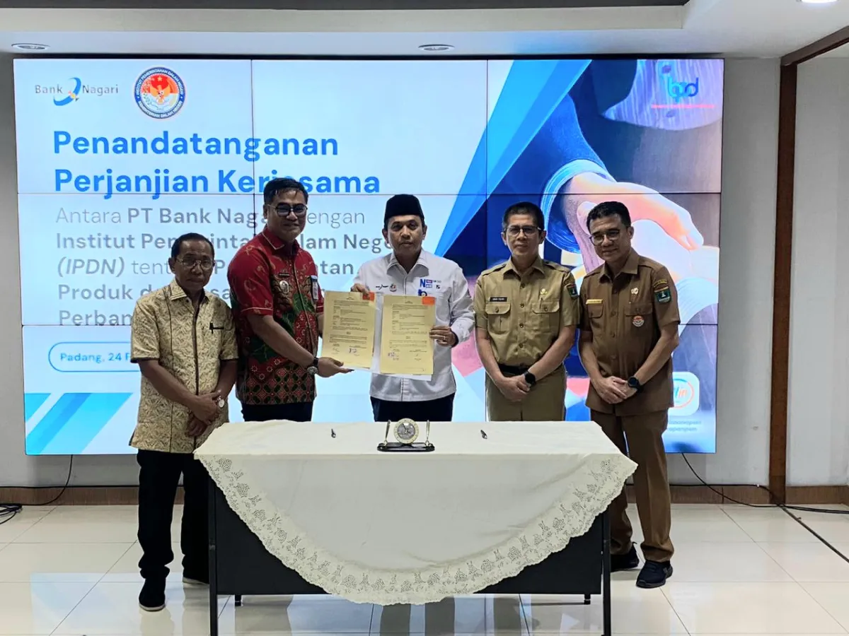 Bank Nagari dan IPDN Jalin Kerja Sama Layanan Perbankan, Mulai dari Payroll hingga Pembiayaan