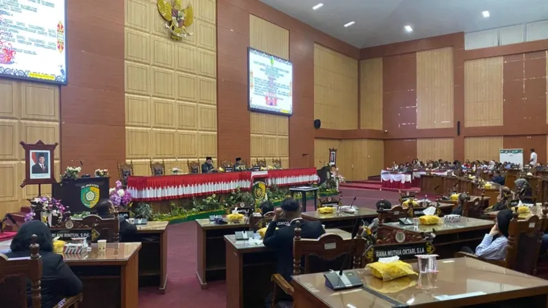 DPRD Palangka Raya Gelar Paripurna Bahas LKPJ 2025 dan Raperda Pengurangan Risiko Bencana