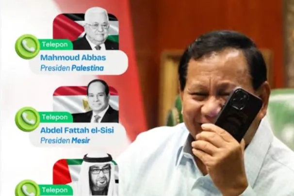 Prabowo Telepon Mahmoud Abbas Saat Idulfitri, Tegaskan Dukungan Indonesia untuk Palestina