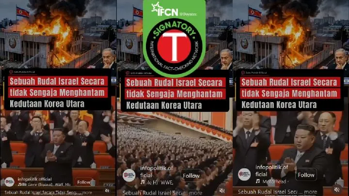 Klaim Kedubes Korea Utara di Teheran Kena Rudal Israel Disebut Rekayasa AI, Ledakan Dilaporkan Dekat Kedubes Korea Selatan