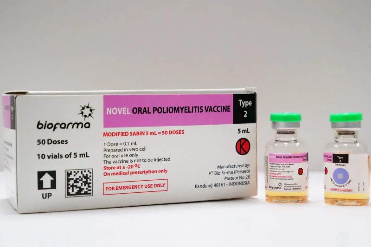 Bio Farma Ekspor Vaksin Polio nOPV2 ke Sejumlah Negara di Afrika, Eropa, dan Timur Tengah