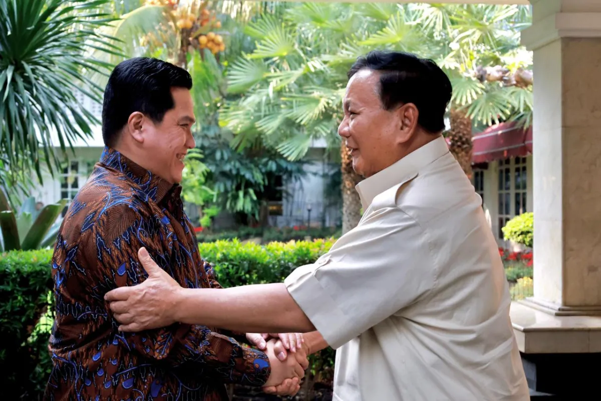 Peluang Erick Thohir Masuk Kabinet Prabowo-Gibran Dinilai Tidak Mudah