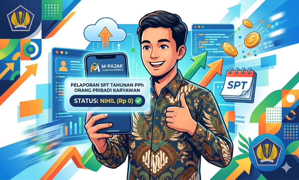 DJP Perkenalkan Coretax Mobile untuk Lapor SPT Tahunan Nihil via Aplikasi M-Pajak