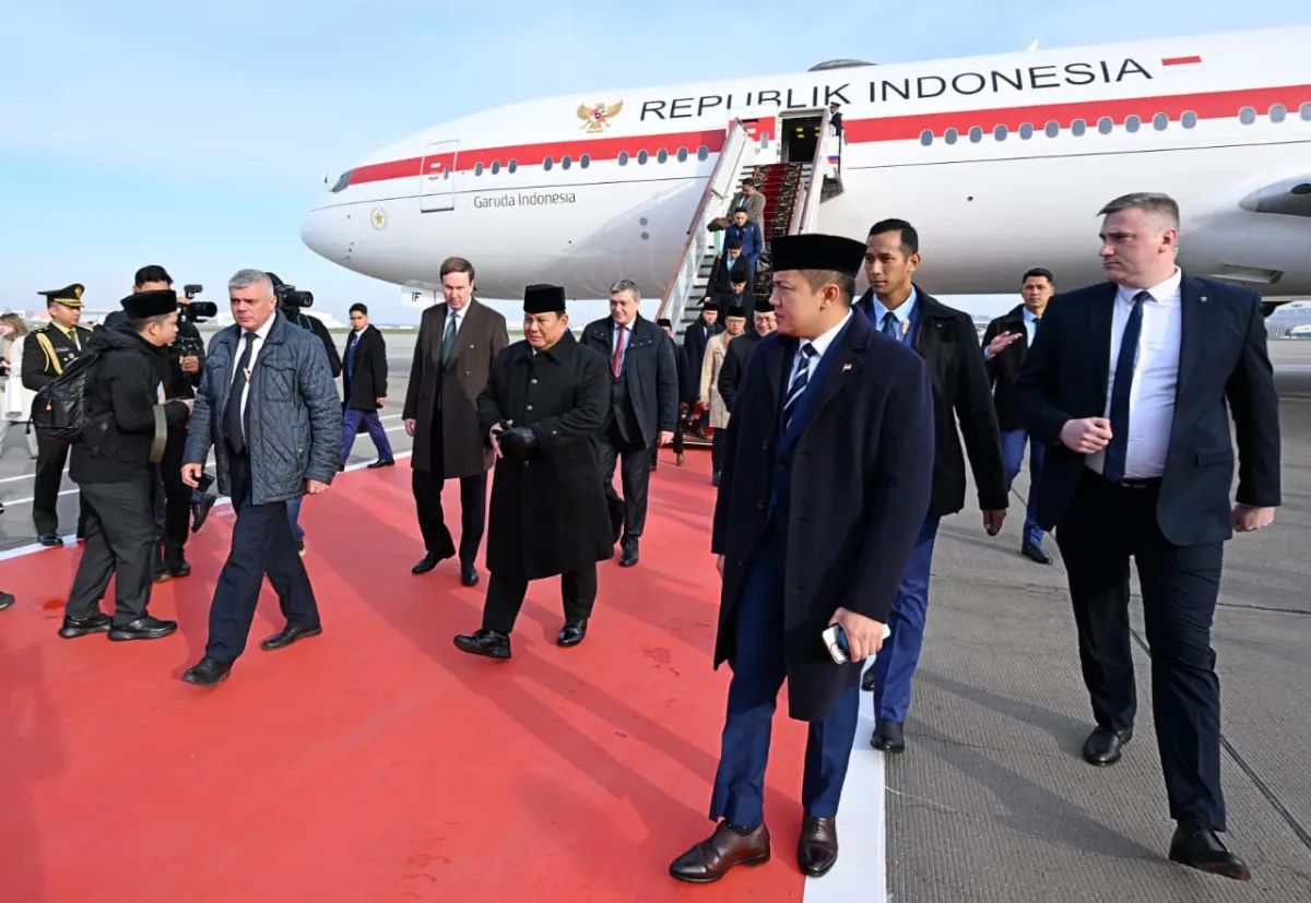 Presiden Prabowo Tiba di Moskow, Dijadwalkan Bertemu Vladimir Putin