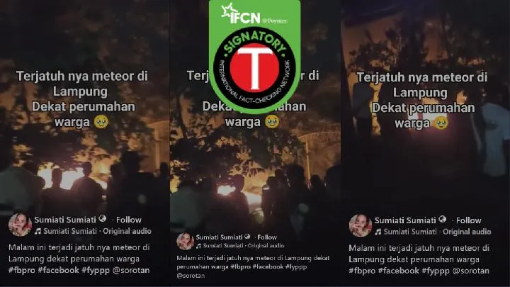Video Benda Bercahaya di Langit Lampung Disebut Meteor Jatuh, BRIN: Itu Sampah Roket Cina