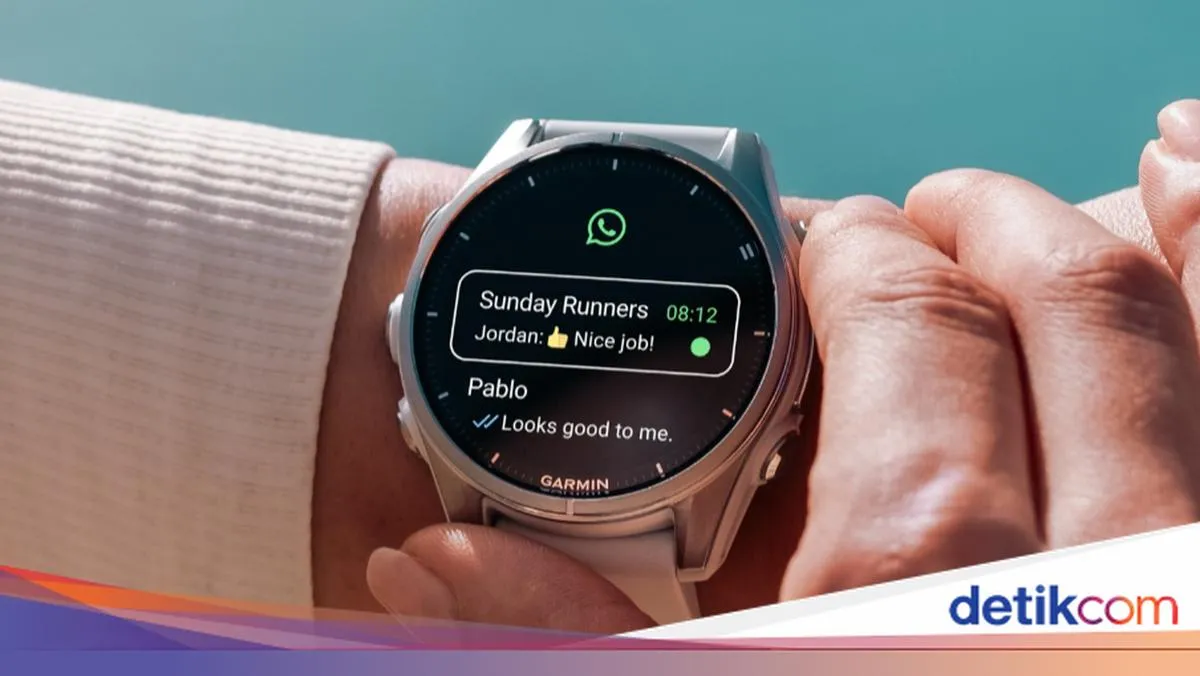 WhatsApp Hadir di Smartwatch Garmin, Pengguna Bisa Balas Pesan dari Jam Tangan