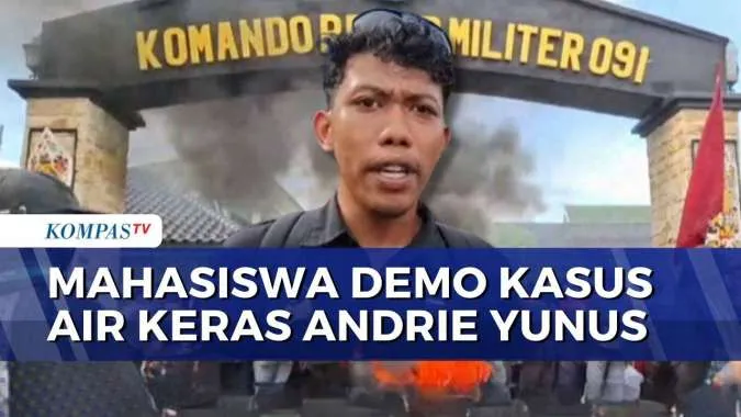 Mahasiswa di Samarinda Gelar Aksi di Korem 091, Desak Transparansi Kasus Penyiraman Air Keras terhadap Andrie Yunus