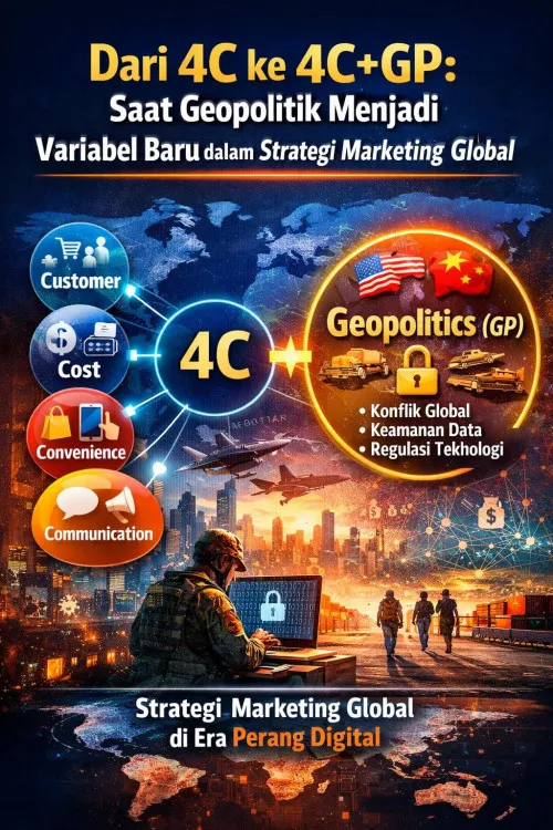 Konsep 4C+GP: Geopolitik Jadi Pertimbangan Baru dalam Strategi Marketing Global