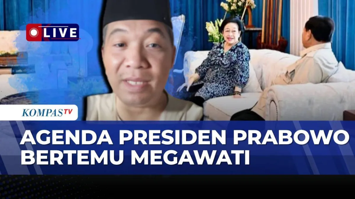 Prabowo Terima Megawati di Istana Kepresidenan Jakarta