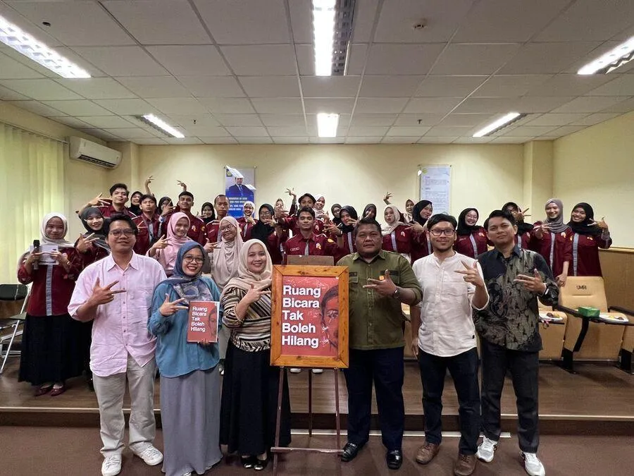 Mahasiswa Humas UMRI Rilis Buku “Ruang Bicara Tak Boleh Hilang” tentang Advokasi Sosial Berkelanjutan