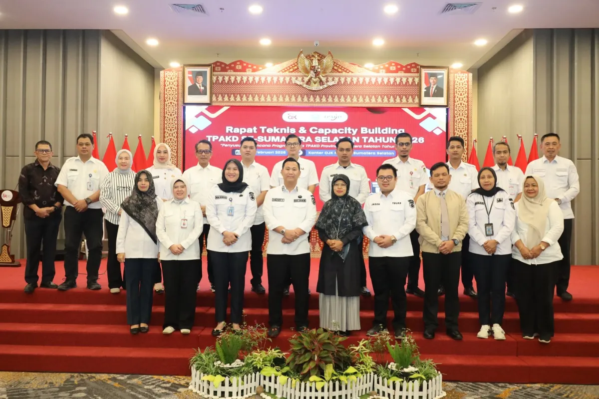 OJK dan Pemprov Sumsel Matangkan Arah Program TPAKD 2026 untuk Perluas Akses Keuangan Daerah