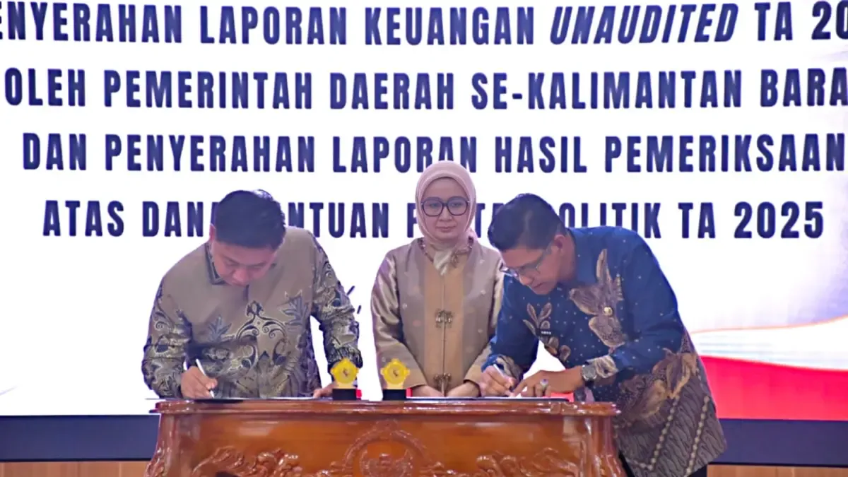 Pemkab Kayong Utara Serahkan LKPD Unaudited 2025 kepada BPK Perwakilan Kalbar