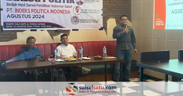 Survei IPI: Andi Sudirman–Fatmawati Unggul 59,4% dalam Simulasi Dua Pasang di Pilgub Sulsel