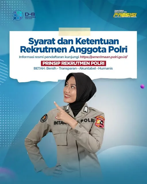 Polri Tegaskan Rekrutmen Anggota Baru Berprinsip BETAH, Masyarakat Diimbau Ikuti Syarat Resmi