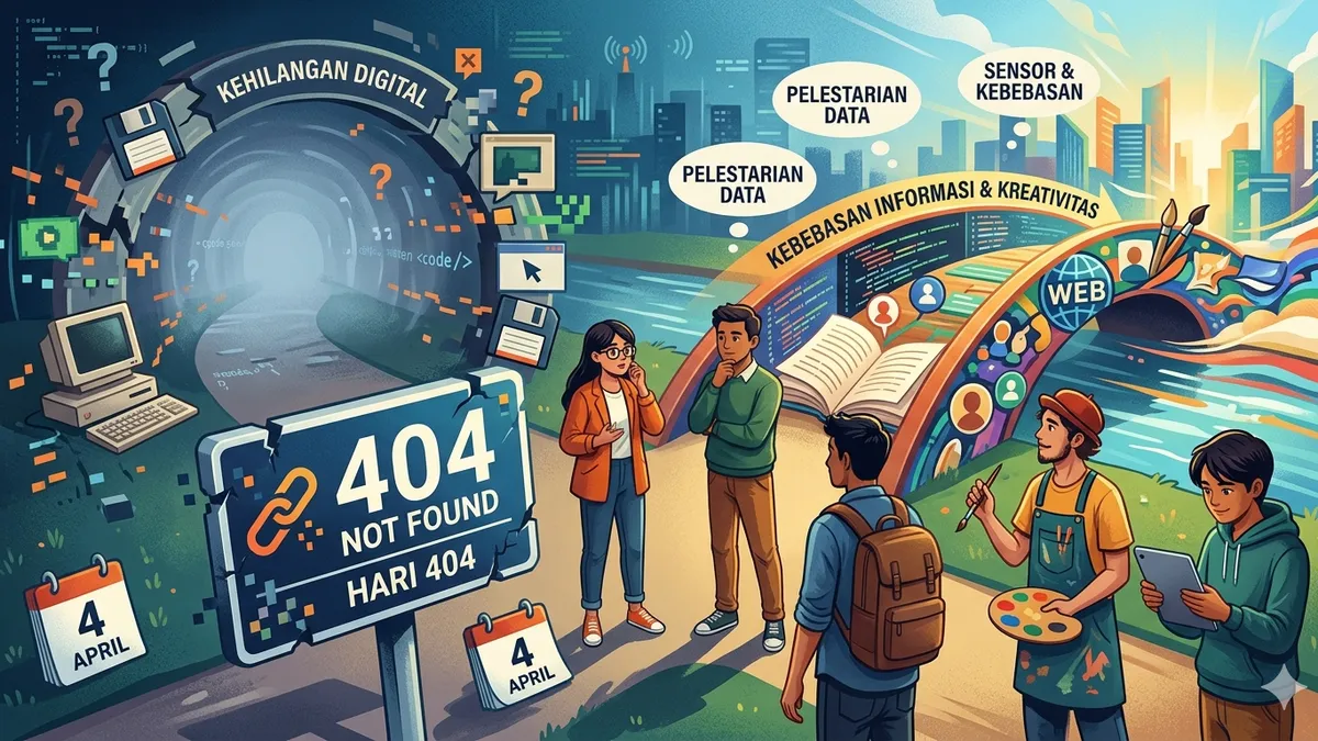 Hari 404 Setiap 4 April: Dari Pesan Error hingga Pengingat tentang Rapuhnya Jejak Digital