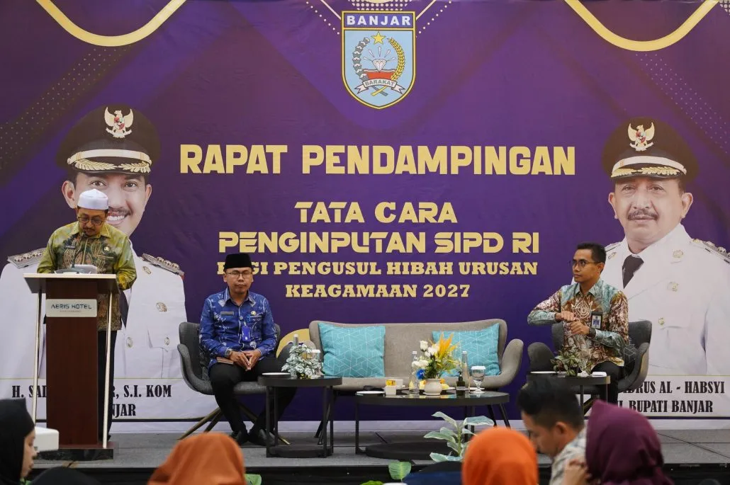 Pemkab Banjar Dampingi Penginputan Usulan Hibah Keagamaan 2027 Melalui SIPD