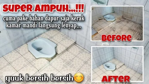 Cara Membersihkan Kerak Kamar Mandi dengan Bahan Dapur dalam 15 Menit