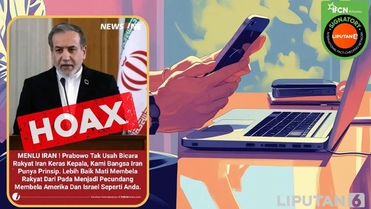 Cek Fakta: Klaim Menlu Iran Abbas Araghchi Menyebut Presiden Prabowo ‘Pecundang’ Disebut Hoaks