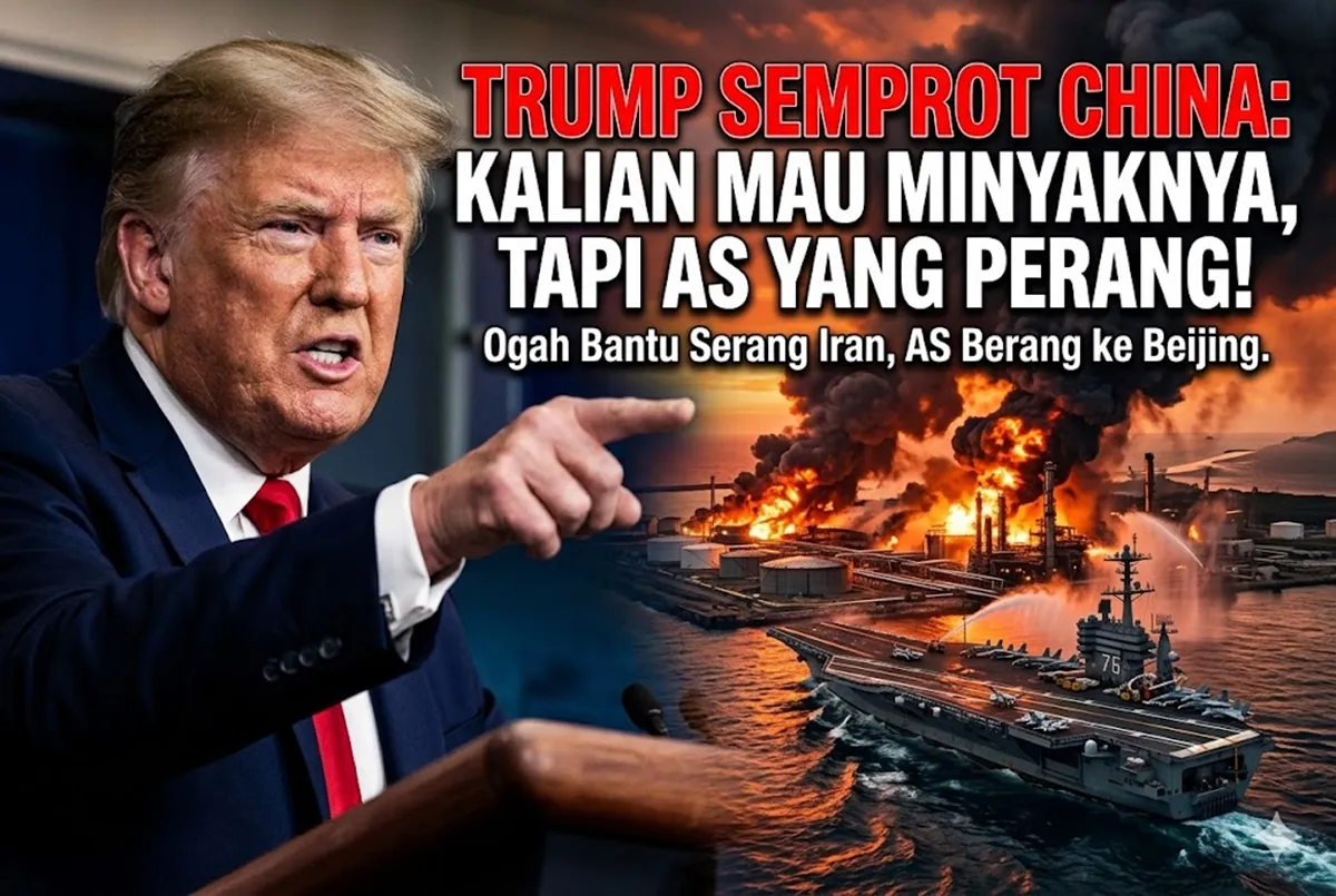 Trump Kritik China soal Ketegangan AS-Iran: Nikmati Minyak, AS yang Menanggung Risiko