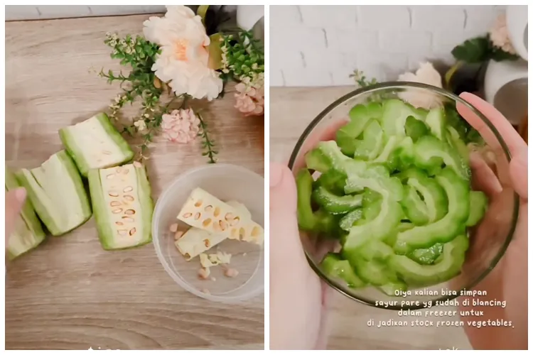 Trik Mengurangi Rasa Pahit Pare Tanpa Diremas Garam, Cukup Pakai Tiga Bahan Dapur