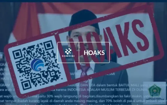 Klaim Dirjen Bimas Islam Resmikan Dana Hibah Al-Bayti Saat Ramadan Dipastikan Hoaks