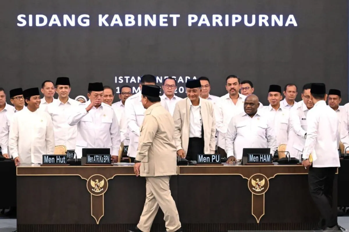 Presiden Prabowo Minta Kabinet Tidak Gelar Open House Idul Fitri Secara Mewah