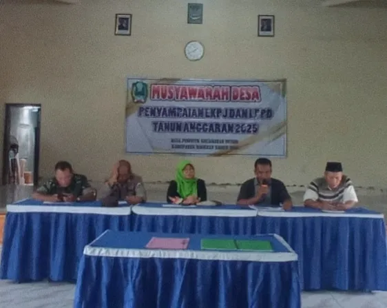 Pemdes Pingkuk Bendo Gelar Musdes, Sampaikan LKPJ dan LPPD TA 2025