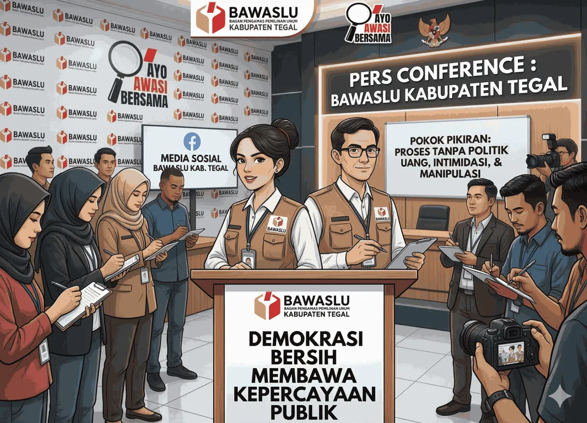 Bawaslu Kabupaten Tegal Tekankan Demokrasi Bersih untuk Perkuat Kepercayaan Publik