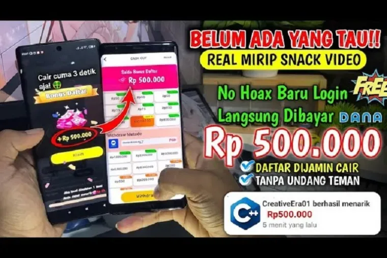 Aplikasi Penghasil Uang 2026 Disebut Bisa Cair ke DANA, GoPay, dan OVO Lewat Fitur Tonton Drama