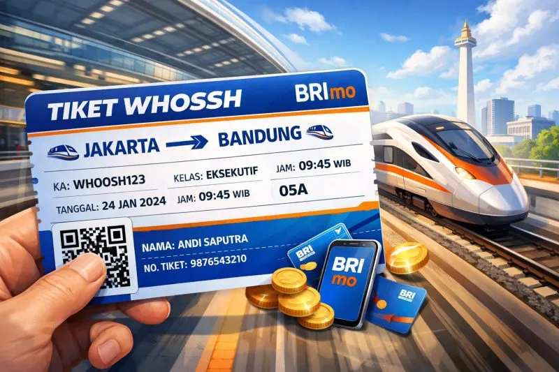 BRImo Hadirkan Fitur Pembelian Tiket Kereta Cepat Whoosh dalam Satu Aplikasi