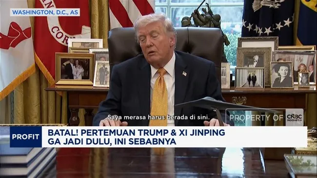 Pertemuan Donald Trump dan Xi Jinping Dilaporkan Batal Digelar untuk Sementara