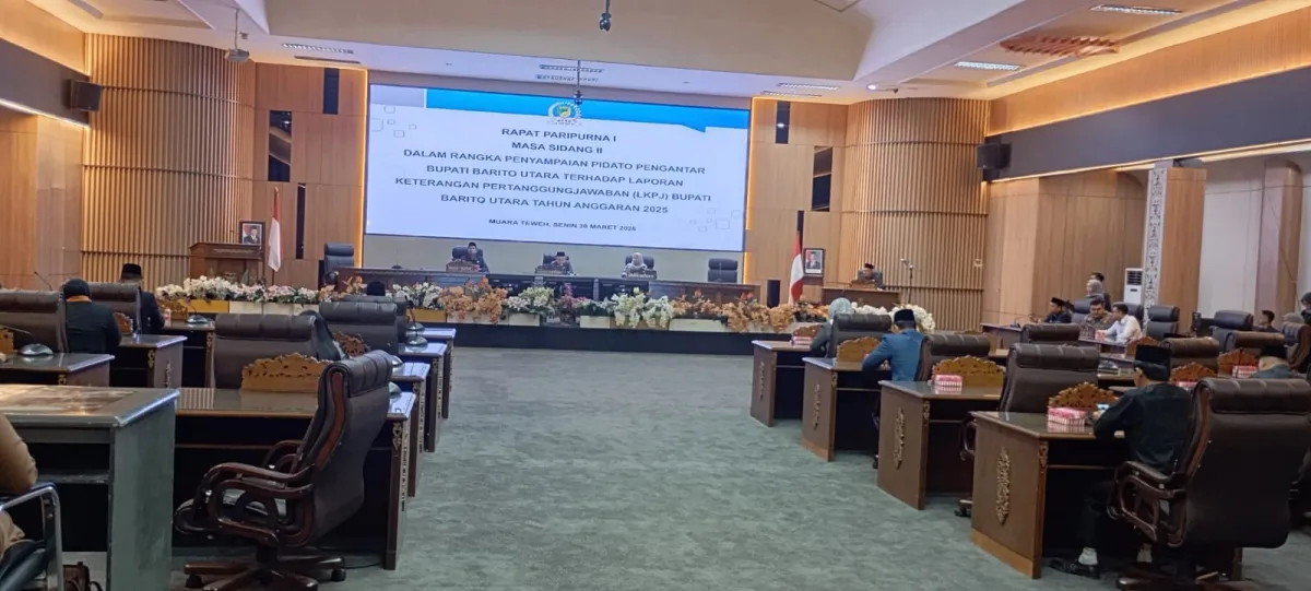 DPRD Barito Utara Susun Agenda Kerja Maret–April 2026 Usai Rapat Paripurna