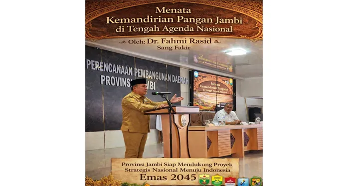 Jambi Perkuat Kemandirian Pangan, Produksi Beras 2025 Baru Penuhi 77 Persen Kebutuhan