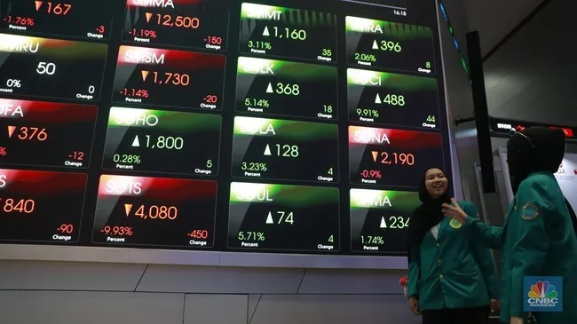 IHSG Naik 1,36% ke 8.384 pada Sesi I, Saham Bank Menguat Serempak