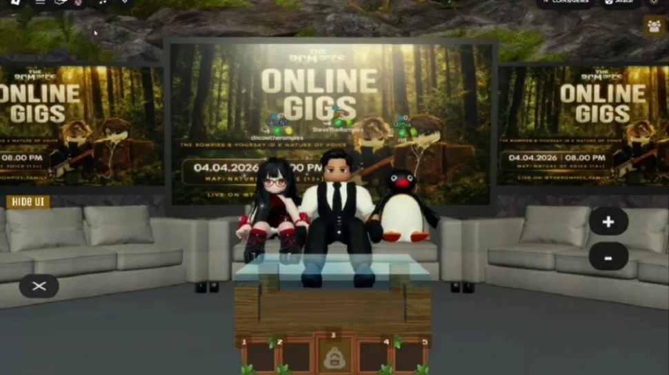 Komunitas The Rompies Gelar Online Gigs di Roblox, Hadirkan Pengalaman Konser Virtual yang Terstruktur