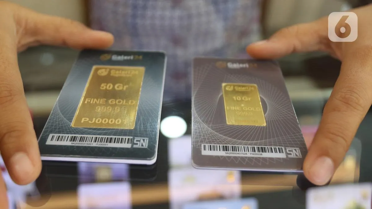 Harga Emas Antam Turun Rp50 Ribu per Gram, Sejumlah Hoaks Soal Emas Ramai di Media Sosial