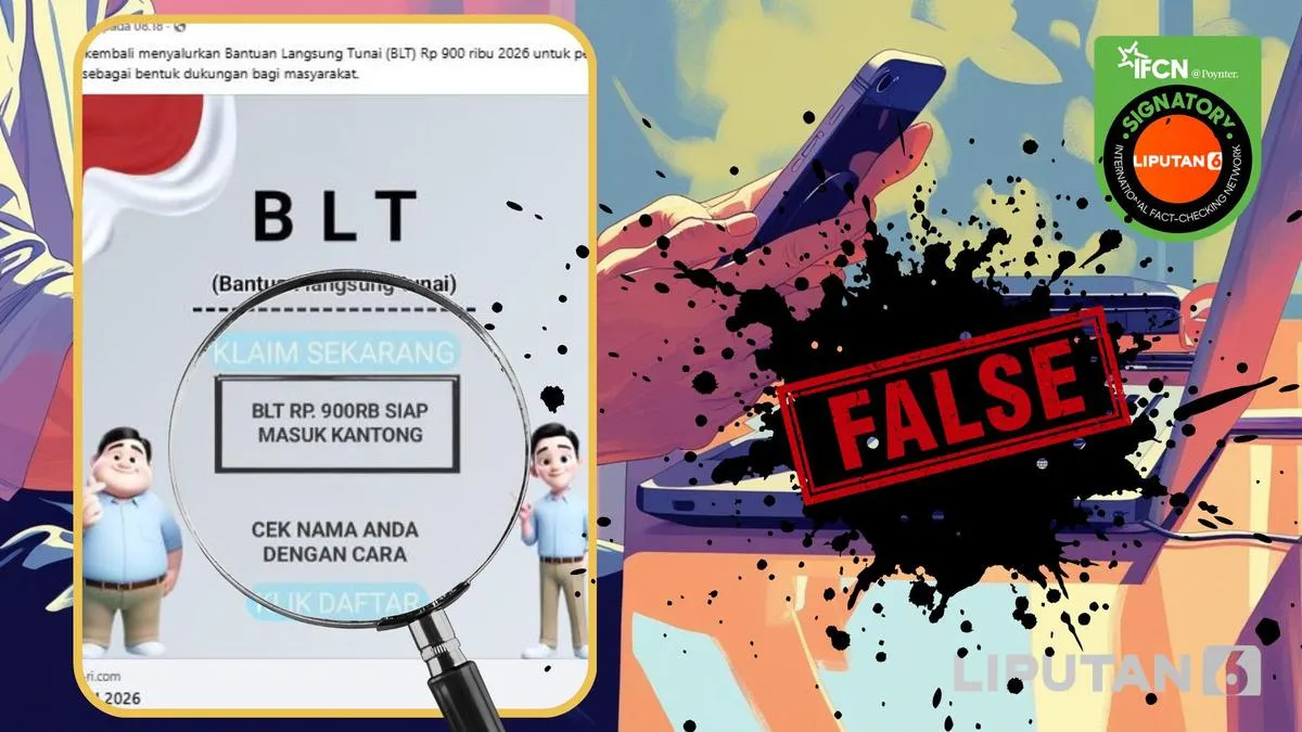 Cek Fakta: Tautan Pendaftaran BLT Periode Maret–Juli yang Beredar di Facebook Dipastikan Tidak Benar